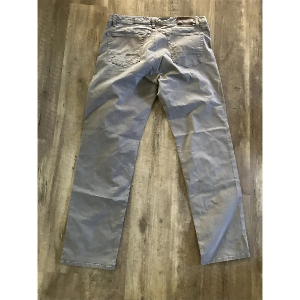 Orvis Cotton Spandex Blend Regular Fit Pants in Grey 40x34